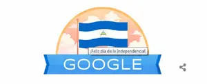 Google crea un Doodle para conmemorar la Independencia de Nicaragua