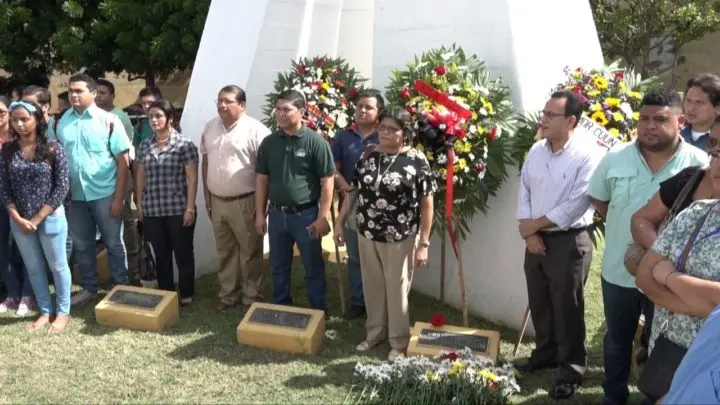 Militancia leonesa conmemora a los combatientes de Nandaime
