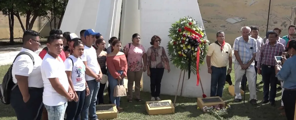 Militancia leonesa conmemora a los mártires de Nandaime