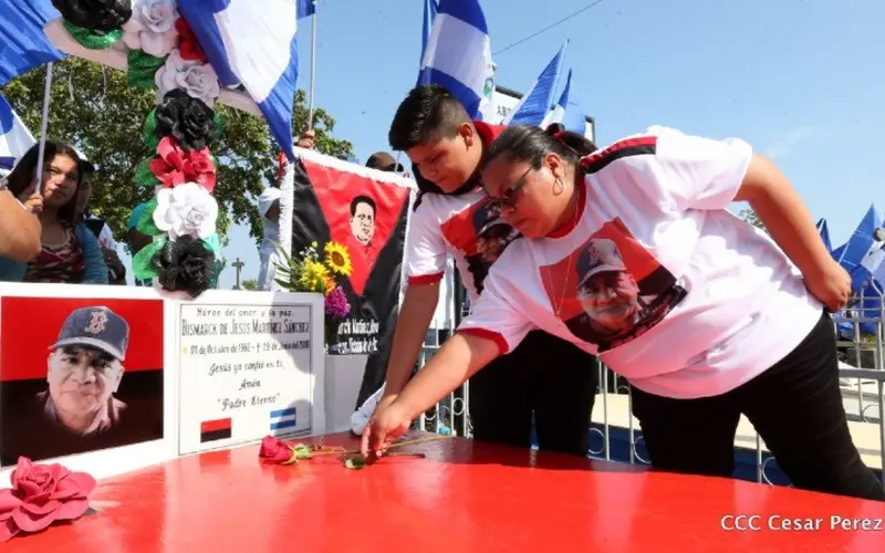 Nicaragua celebra natalicio 57 del héroe de la paz, Bismarck Martínez