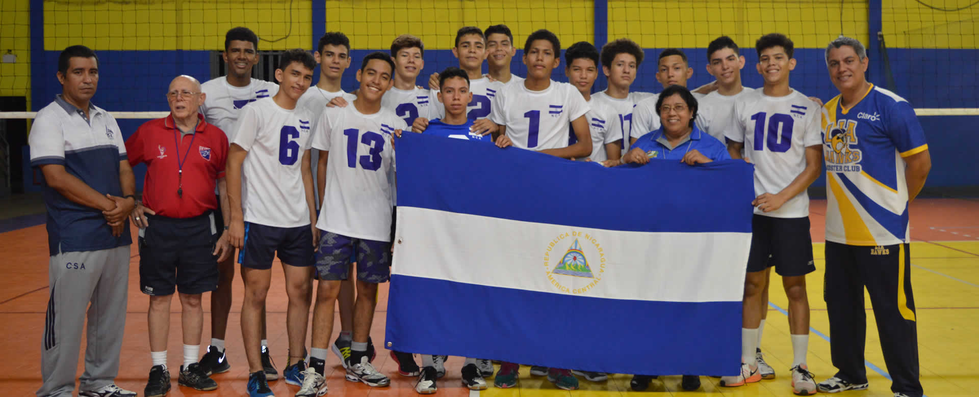 Abanderada escuadra pinolera estará en el Sub 19 de Voleibol Masculino