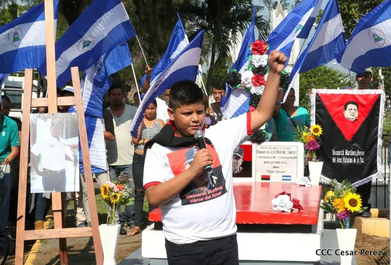 Nicaragua celebra natalicio 57 del héroe de la paz, Bismarck Martínez