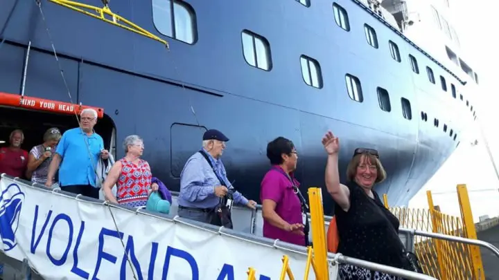 Crucero Volendam Puerto Corinto 