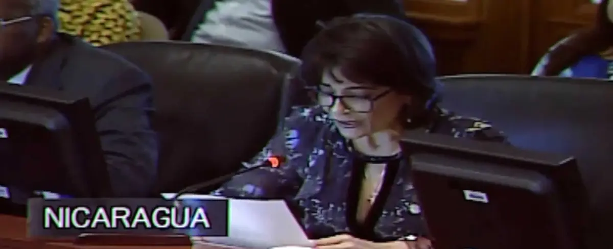 Embajadora Ruth Tapia destaca logros en Nicaragua ante la OEA