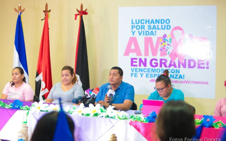 Juventud Sandinista conmemora el Día Mundial contra el cáncer