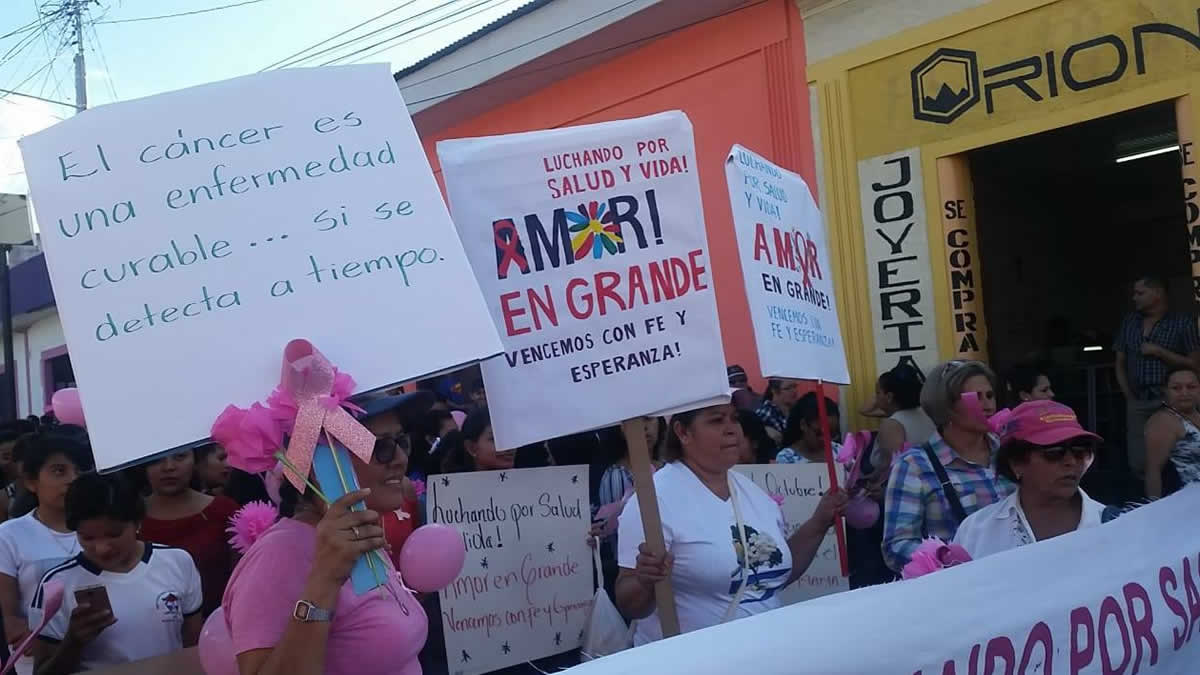 Esteli: Caravana en el día mundial de la lucha contra el cáncer de seno