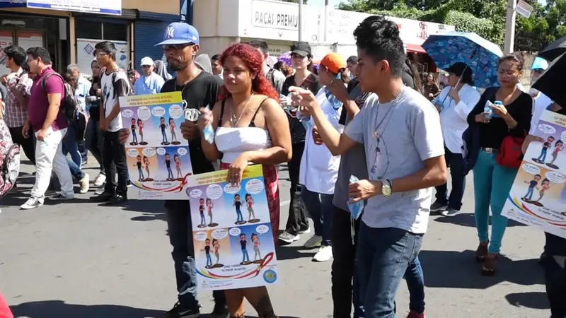 MINSA realiza caminata apoyando a las personas con VIH