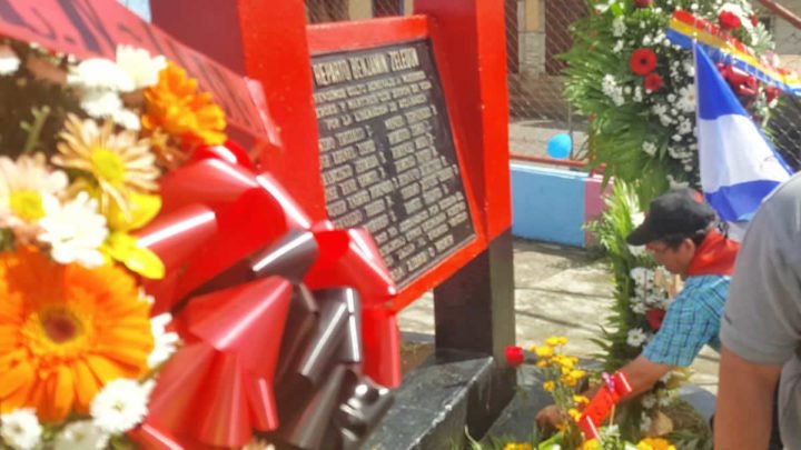 Militancia Sandinista de León conmemora a al General Benjamín Zeledón