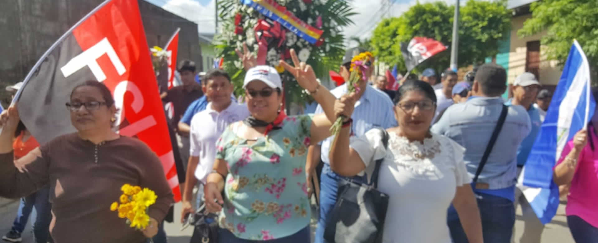 Militancia Sandinista de León conmemora a al General Benjamín Zeledón