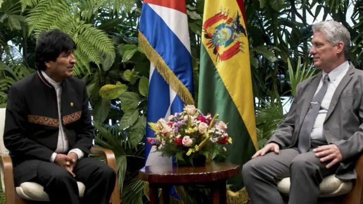 Presidente Cuba Evo triunfo 
