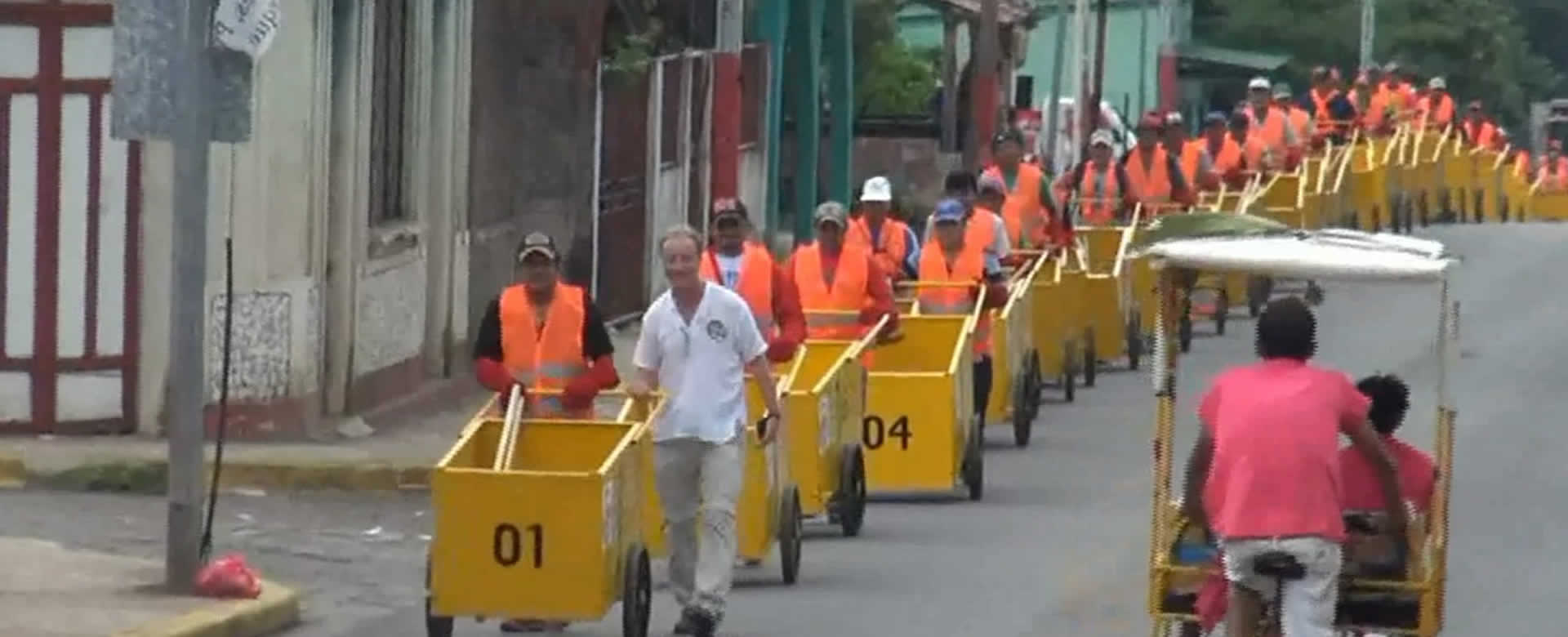 San Rafael del Sur recibe donación para la recolección de basura  