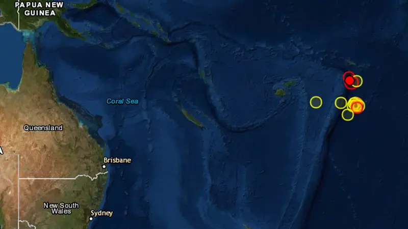 Sismo de magnitud 5,8 hace temblar las costas de Tonga