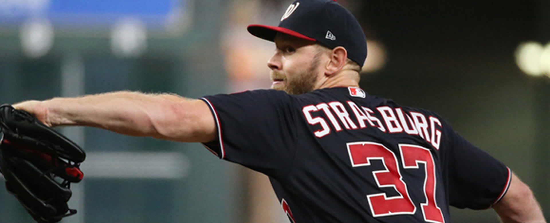 Strasburg lleva a los Nacionales al séptimo juego de la Serie Mundial