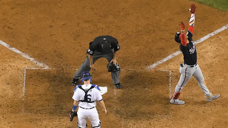 Con grand slam en la 10ma, Nacionales dejan tendidos a Los Dodgers