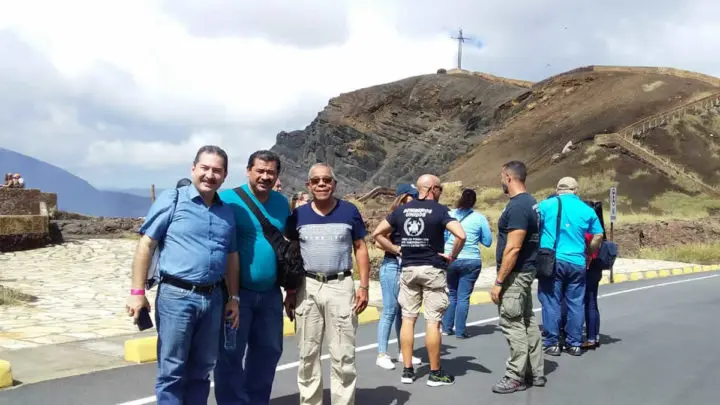 Bomberos internacionales visitaron volcán Masaya