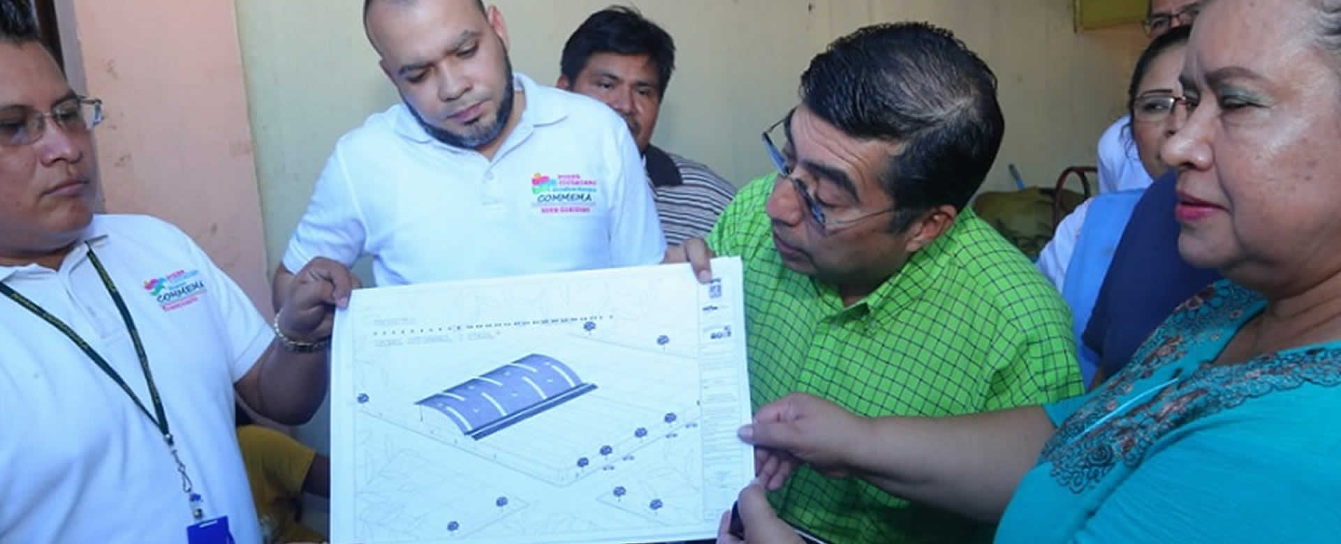 Comerciantes del Mercadito Candelaria celebran construcción de galerón