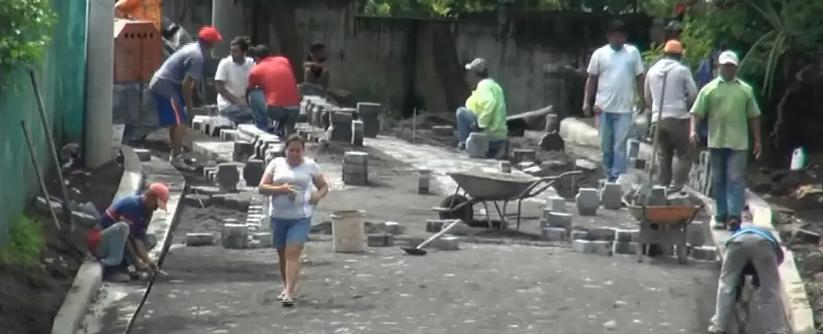 San Rafael del Sur: Comunidad San Pablo es beneficiada con proyecto de adoquinado