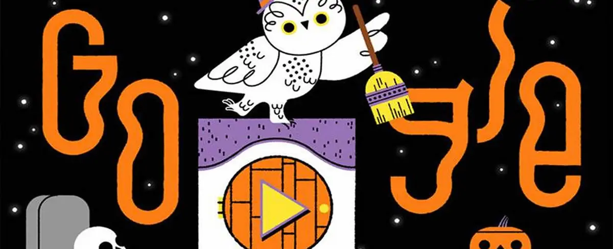 Google crea un doodle tenebrosamente divertido para Halloween