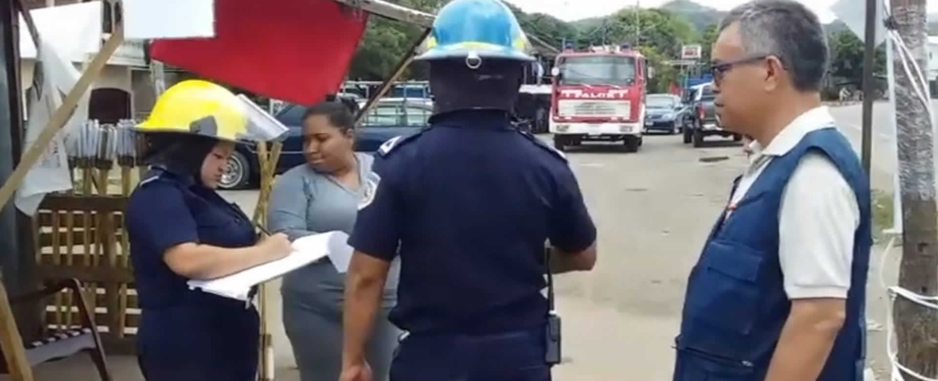 Bomberos de Juigalpa inspeccionan puestos de pólvora