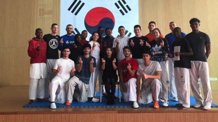 Elián Ortega mejora sus técnicas de Taekwondo en Corea del Sur
