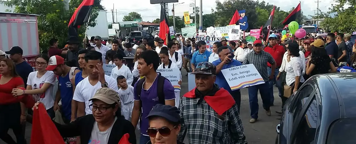 Estelianos se toman las calles por la unidad de los pueblos
