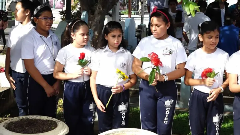 Juventud Sandinista rinde tributo al Comandante Eduardo Contreras