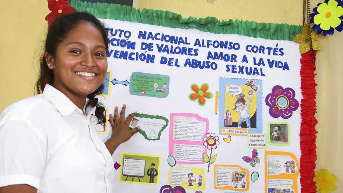 Managua Estudiantes aprenden sobre la prevención del abuso sexual