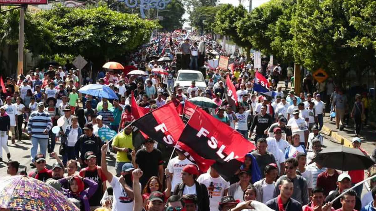 Miles de nicaragüenses caminan en solidaridad con Bolivia