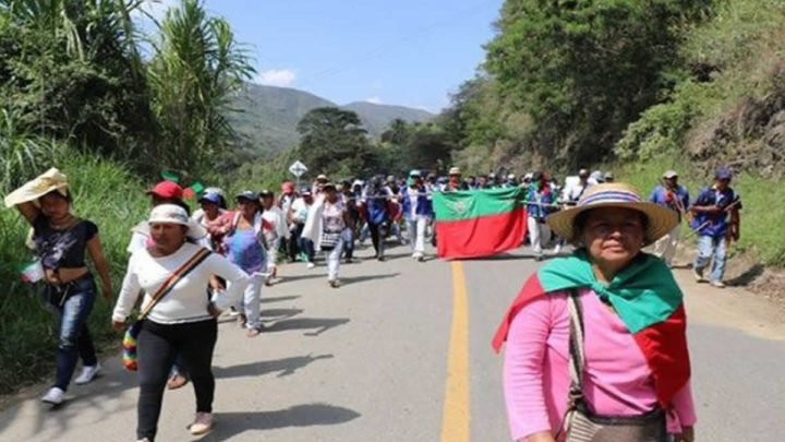 Movimientos indígenas cauca colombiano