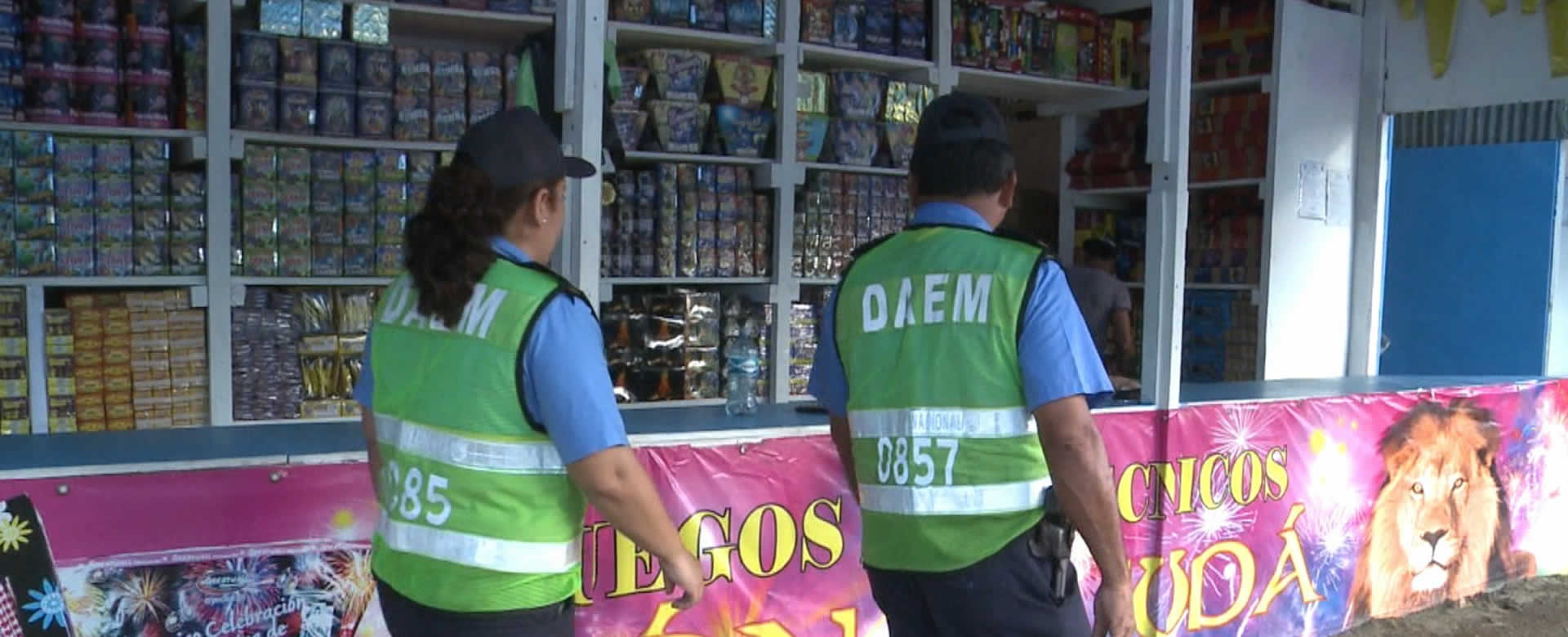 Policía Nacional inspecciona tramos de pólvora en Tiscapa