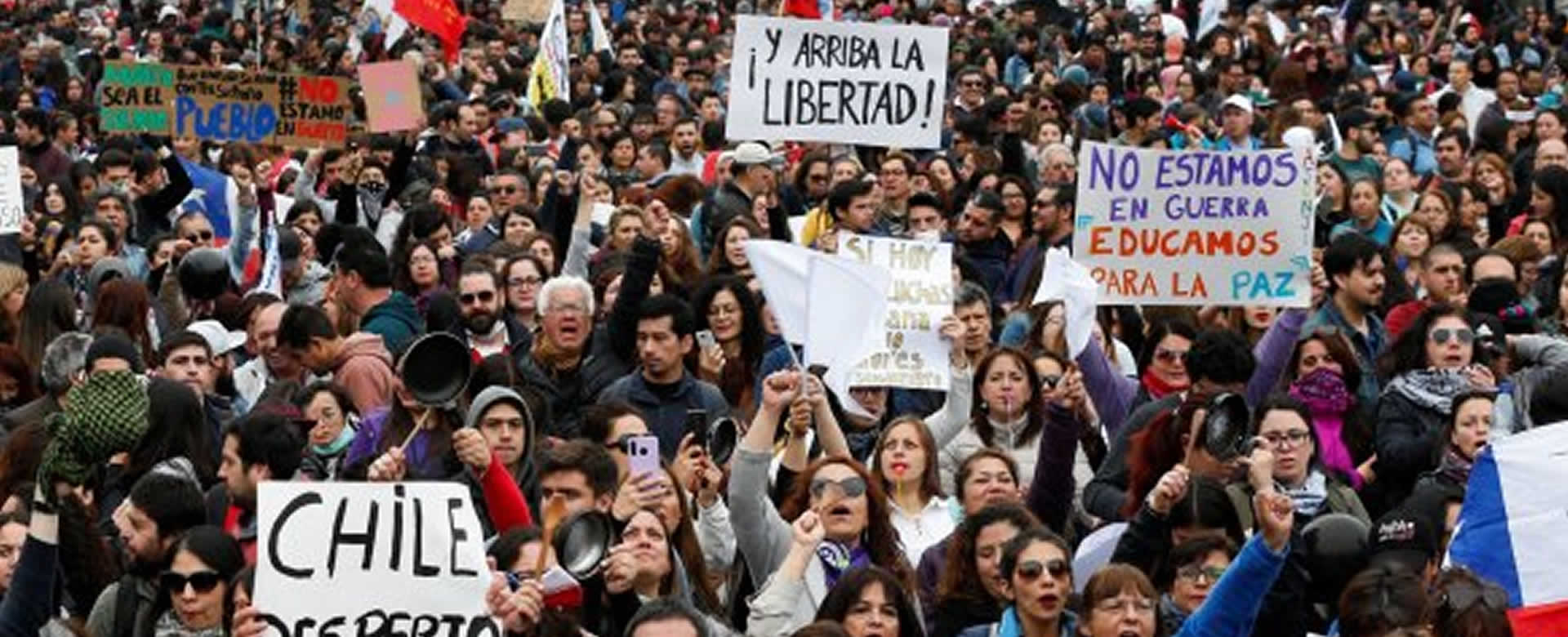 Piñera tiene cinco días para responder las demandas del pueblo chileno