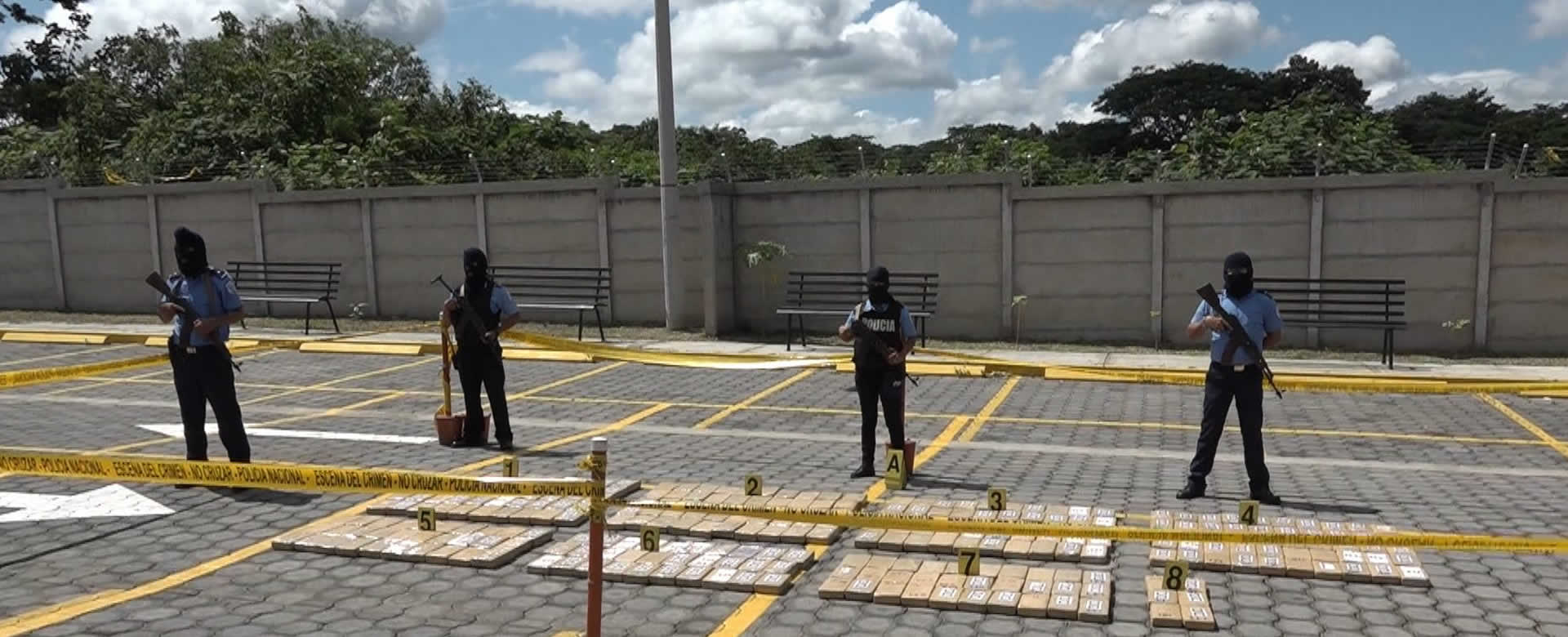 Policía Nacional incauta 344 kilos de cocaína en Chinandega