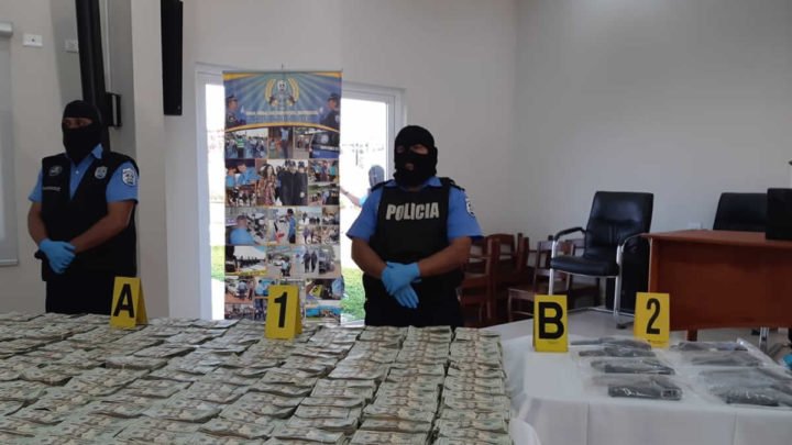 Policía Nacional incauta más de 2 millones de dólares en Chinandega