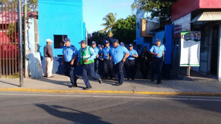 Policía de Managua garantiza seguridad en el pago del treceavo mes