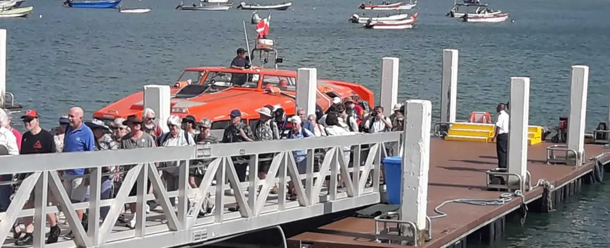 Arriba el Crucero Vasco Da Gama al Puerto de San Juan del Sur