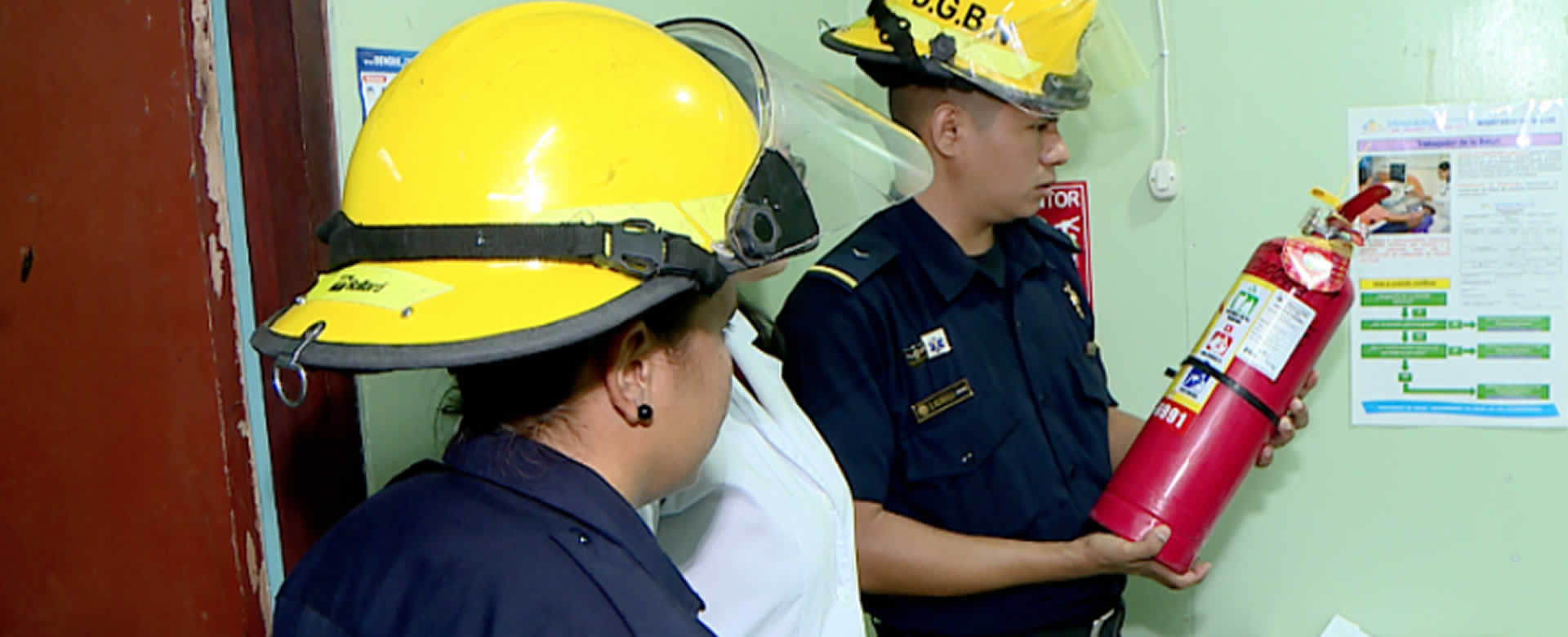 Dirección de Bomberos inspecciona el Hospital Dermatológico