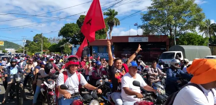 Habitantes de Masaya se unen a caminata "con la paz no se juega"