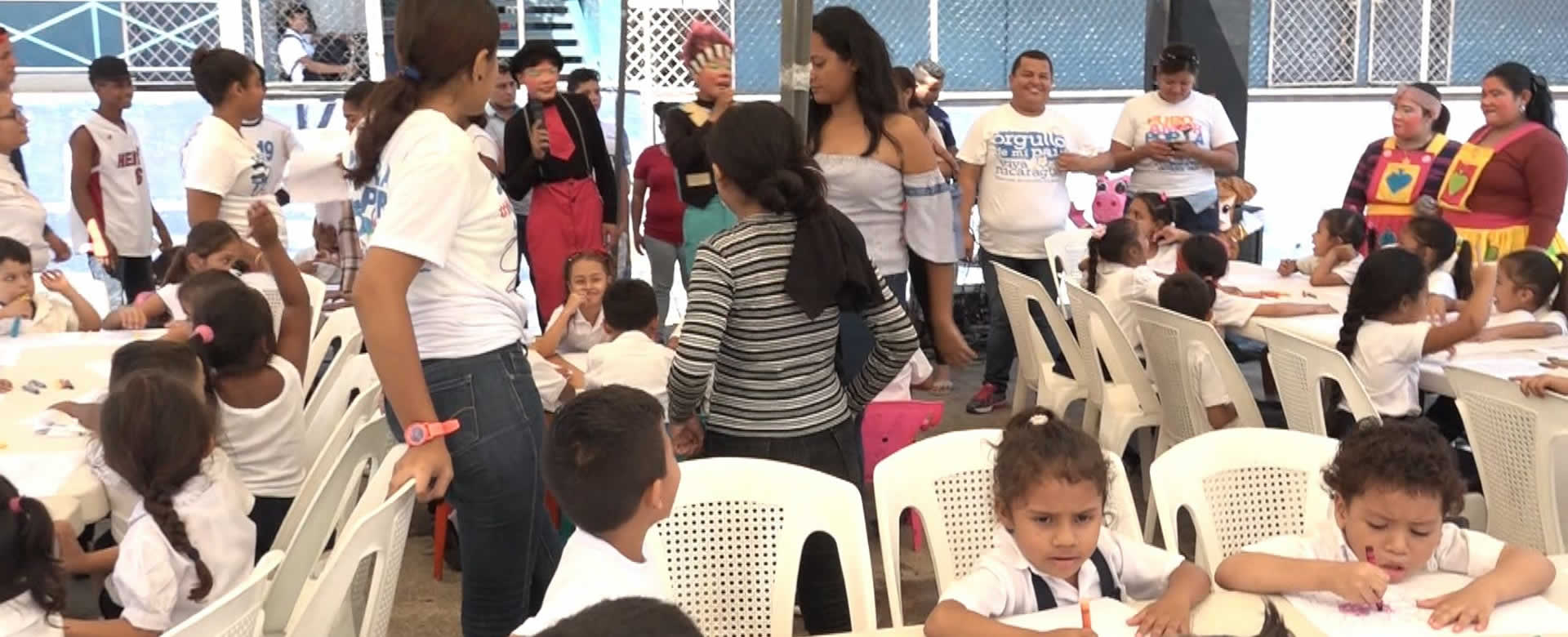 Niños del Colegio República de Argentina disfrutan de mañana recreativa