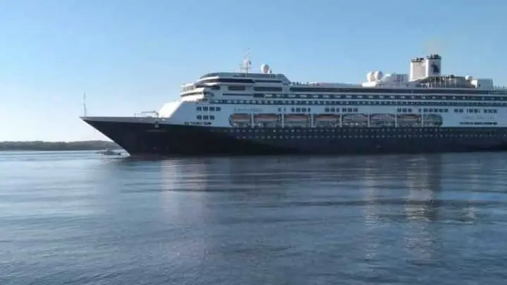 Atraca el Crucero Ámsterdam en el Puerto Corinto, Chinandega