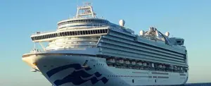 Arriba el Crucero Emerald Princess en el Puerto San Juan del Sur