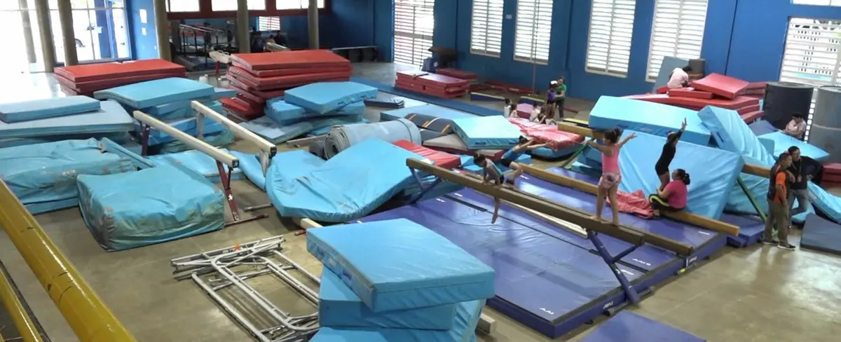 Gran Bretaña coopera con materiales deportivos para la práctica de gimnasia
