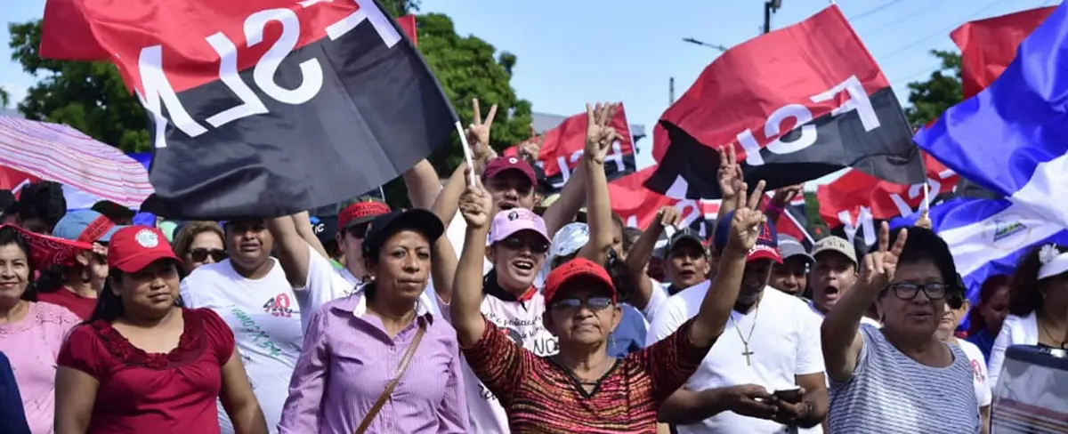 Departamentos de Nicaragua celebran con caminata las victorias del pueblo