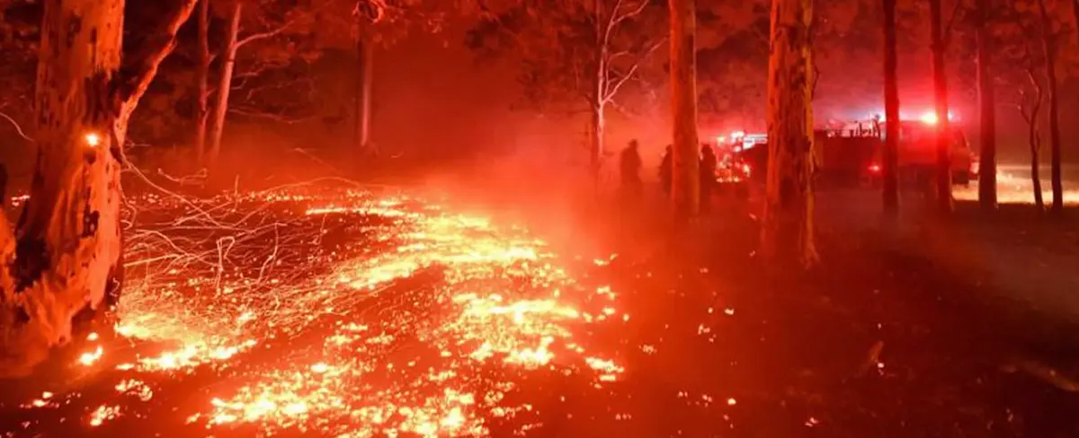 Más de 50 mil personas huyen de incendios en Australia