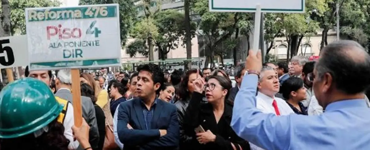 Megasimulacro de sismo con magnitud 7.0 en la ciudad de México