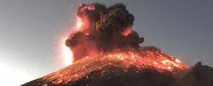 Se registra explosión de volcán  Popocatépetl en México