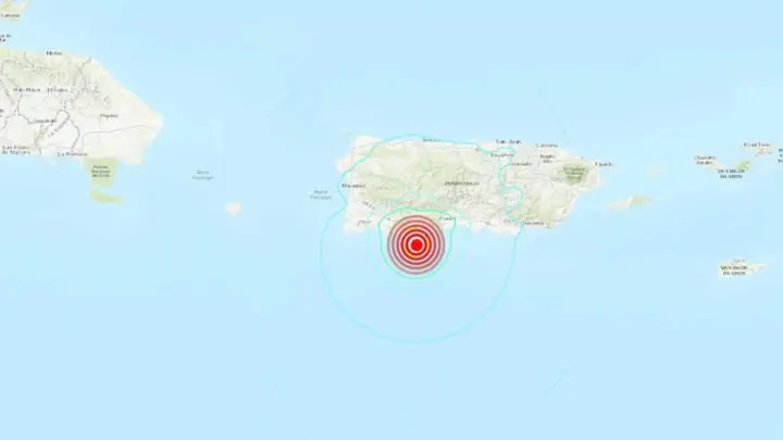 Fuerte sismo de magnitud 5.7 golpea las tierras de Puerto Rico