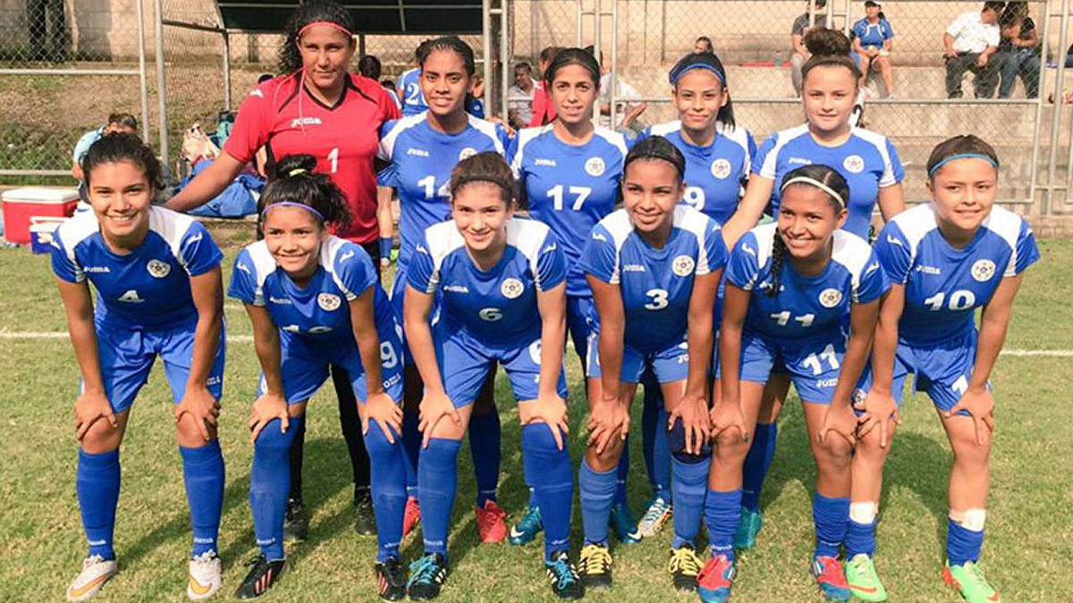 Preselección femenina de Nicaragua contra Bermudas y Trinidad
