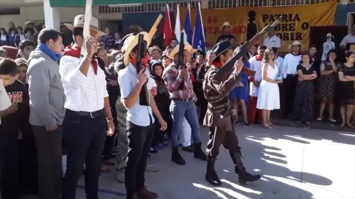 Instituto Benjamín Zeledón en Jinotega rinde homenaje al General Sandino