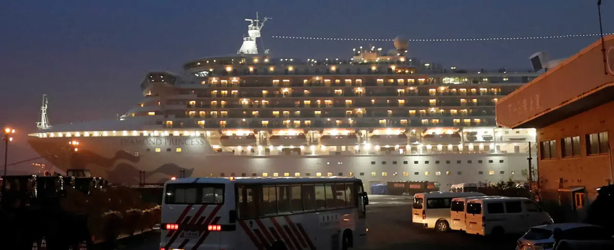 70 nuevos casos confirmados de Coronavirus en el crucero en cuarentena en Japón