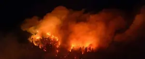 Declaran alerta roja por incendios forestales en Araucanía, Chile